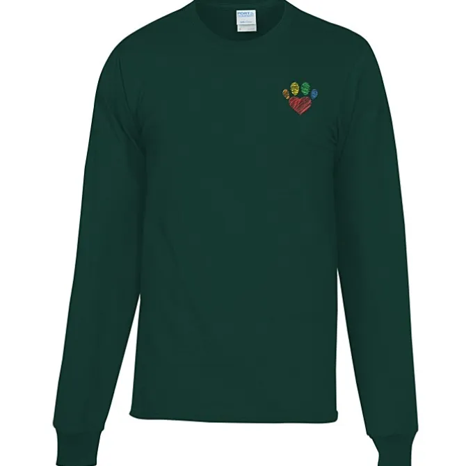 Port Classic 5.4-oz Long Sleeve T-Shirt - Men's - Colors - Embroidered