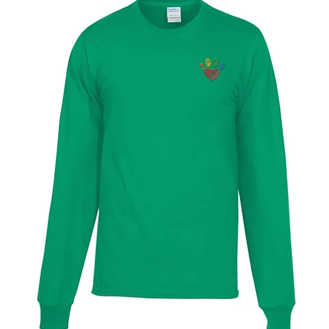 Port Classic 5.4-oz Long Sleeve T-Shirt - Men's - Colors - Embroidered