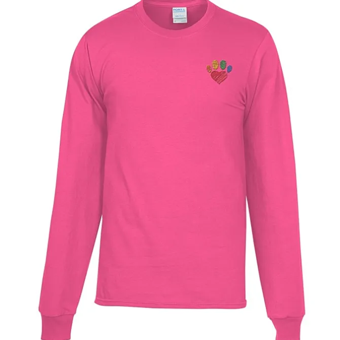 Port Classic 5.4-oz Long Sleeve T-Shirt - Men's - Colors - Embroidered