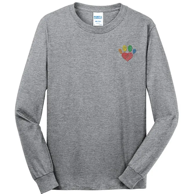 Port Classic 5.4-oz Long Sleeve T-Shirt - Men's - Colors - Embroidered