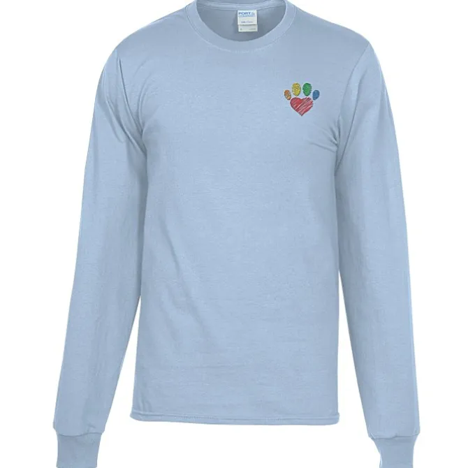 Port Classic 5.4-oz Long Sleeve T-Shirt - Men's - Colors - Embroidered