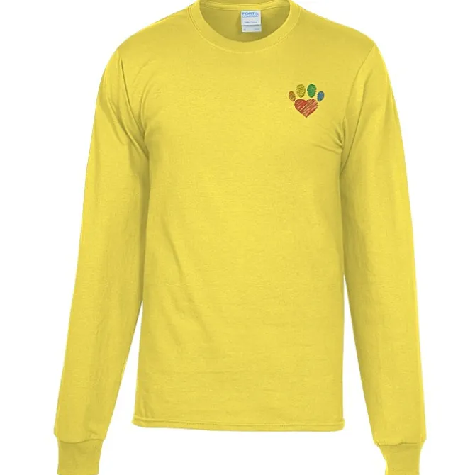 Port Classic 5.4-oz Long Sleeve T-Shirt - Men's - Colors - Embroidered