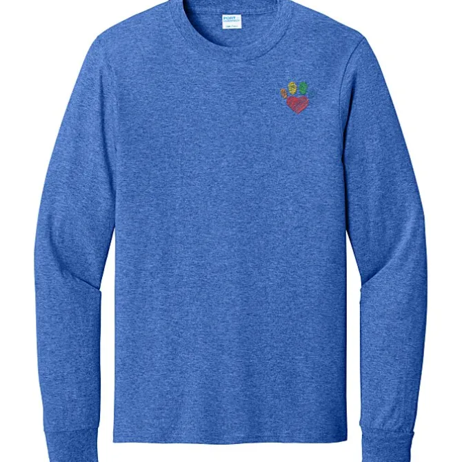 Port Classic 5.4-oz Long Sleeve T-Shirt - Men's - Colors - Embroidered