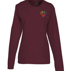 Port Classic 5.4-oz Long Sleeve T-Shirt - Ladies' - Colors - Embroidered