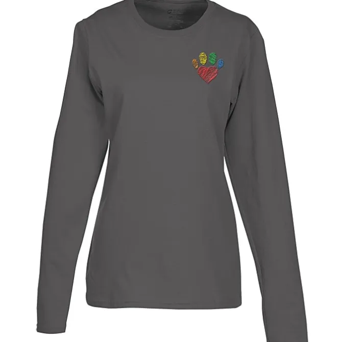Port Classic 5.4-oz Long Sleeve T-Shirt - Ladies' - Colors - Embroidered