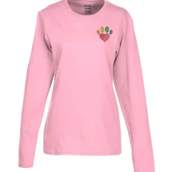Port Classic 5.4-oz Long Sleeve T-Shirt - Ladies' - Colors - Embroidered