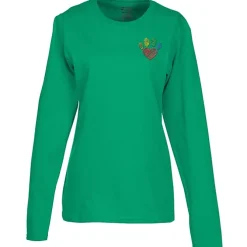 Port Classic 5.4-oz Long Sleeve T-Shirt - Ladies' - Colors - Embroidered