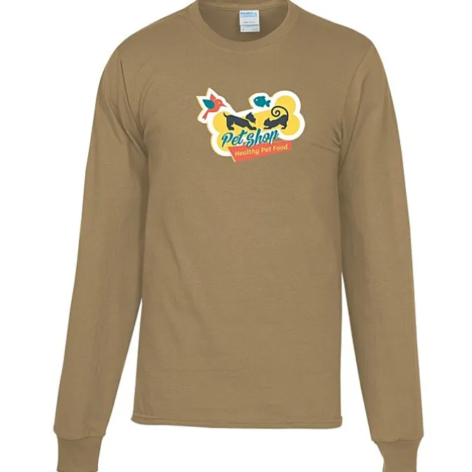 Port Classic 5.4-oz Long Sleeve T-Shirt - Men's - Colors - Full Color