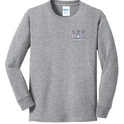 Port Classic 5.4-oz Long Sleeve T-Shirt - Youth - Embroidered