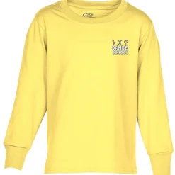 Port Classic 5.4-oz Long Sleeve T-Shirt - Youth - Embroidered