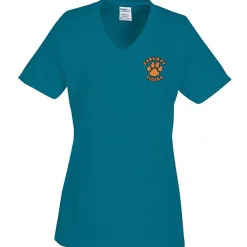 Port Classic 5.4-oz V-Neck T-Shirt - Ladies' - Colors - Embroidered