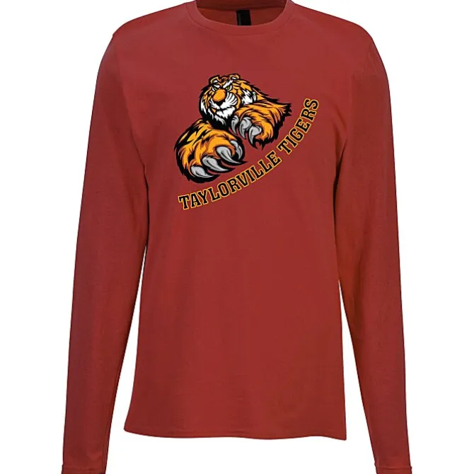 Port & Company Easy Cotton Long Sleeve T-Shirt - Full Color