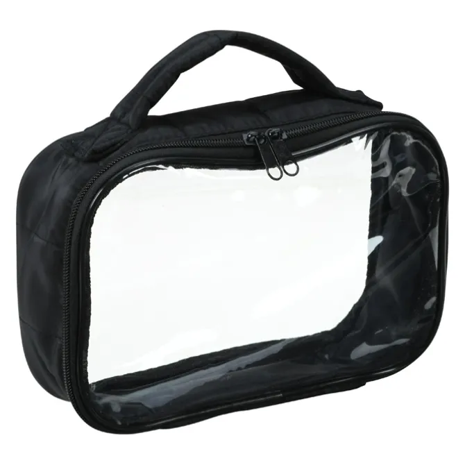Puffer Accent Clear Cosmetic Bag