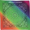 Rainbow Paisley Bandana - 22 inches x 22 inches