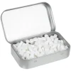 Rectangular Tin with Shaped Mints - Ribbon