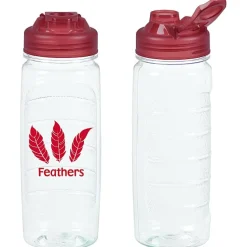 Refresh Clutch Water Bottle with Flip Lid - 20 oz - Clear - 24 hr