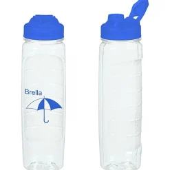 Refresh Clutch Water Bottle with Flip Lid - 28 oz - Clear - 24 hr