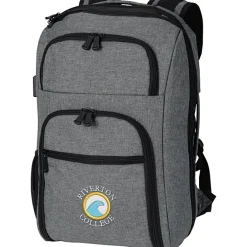 RFID Laptop Backpack - Embroidered
