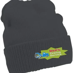 Rib Knit Beanie with Cuff