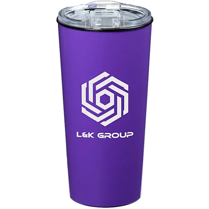 Roadmaster Travel Tumbler - 18 oz - Black Interior - Clear Lid
