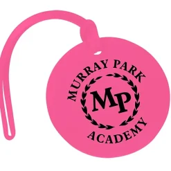 Round Luggage Tag - Translucent