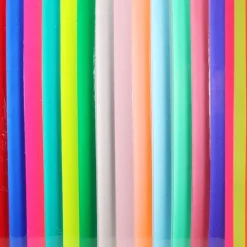 Round POLYspectrum Bag Tag - Translucent