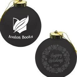 Round Shatterproof Ornament - Snowflake - Happy Holidays