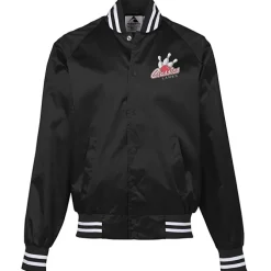 Satin Baseball Jacket