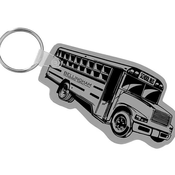 School Bus Soft Keychain - Opaque