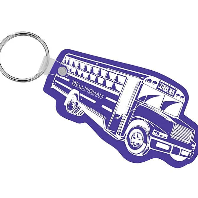 School Bus Soft Keychain - Opaque