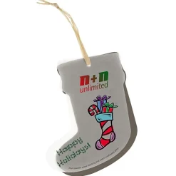 Seeded Paper Ornament - Stocking