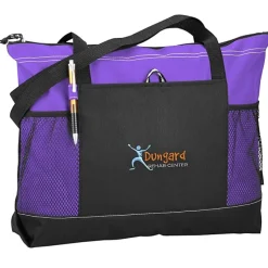 Select Zippered Tote - Embroidered