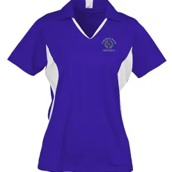Side Blocked Micropique Sport-Wick Polo - Ladies' - Embroidered - 24 hr