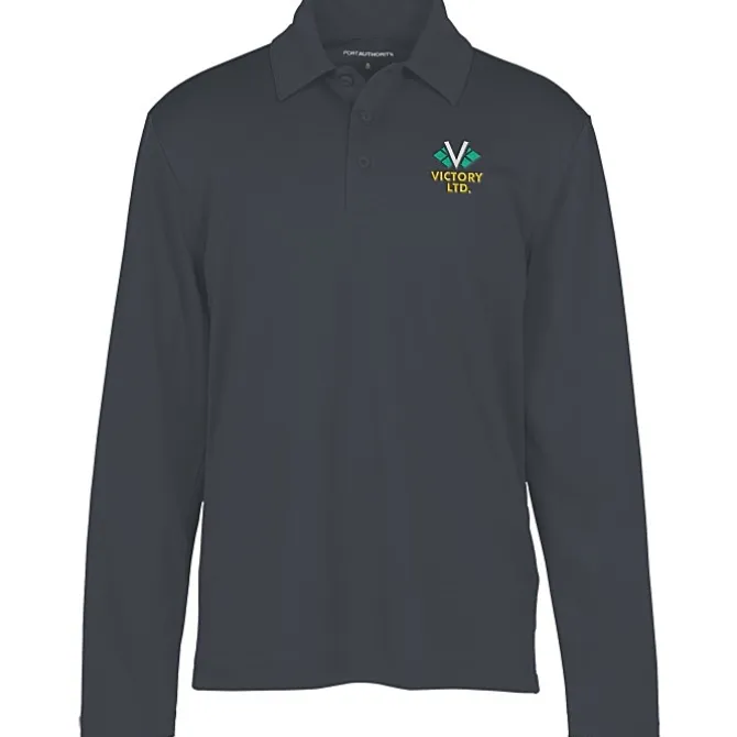 Silk Touch Performance LS Sport Polo - Men's