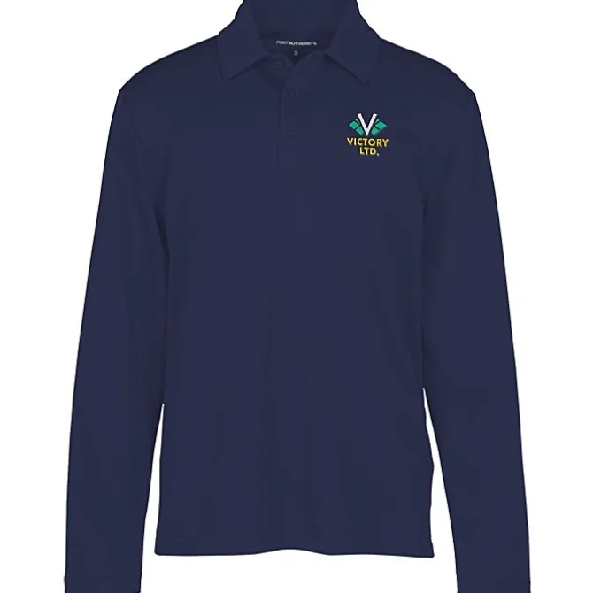 Silk Touch Performance LS Sport Polo - Men's