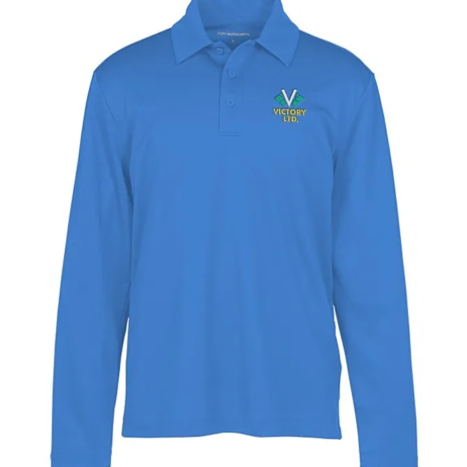 Silk Touch Performance LS Sport Polo - Men's