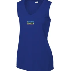 Sleeveless Contender V-Neck Tank - Ladies' - Embroidered