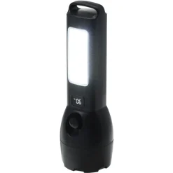 Solar Powered Rechargeable COB Flashlight