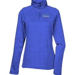 Space-Dyed 1/4-Zip Performance Pullover - Ladies' - Embroidered