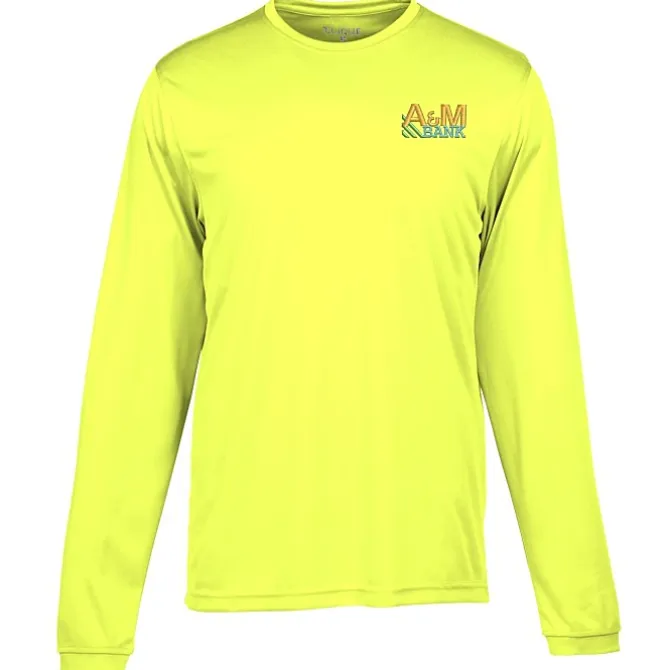 Spin Dye Jersey LS Tee - Men's - Embroidered