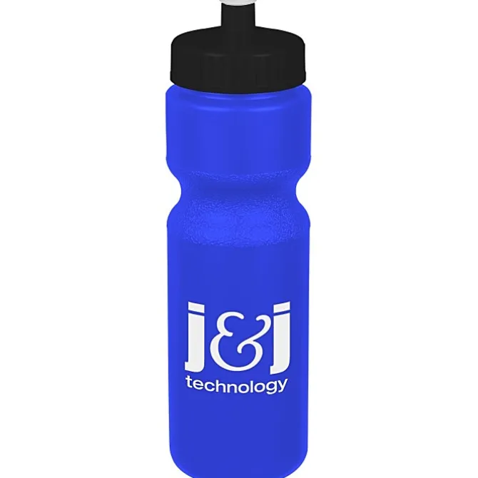 Sport Bottle with Push Pull Lid - 28 oz - Colors