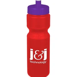 Sport Bottle with Push Pull Lid - 28 oz - Colors