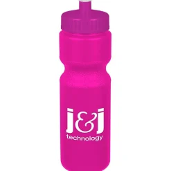 Sport Bottle with Push Pull Lid - 28 oz - Colors