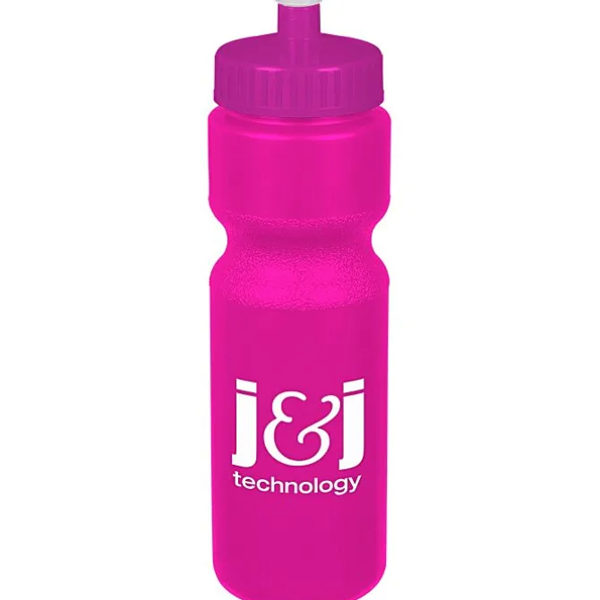Sport Bottle with Push Pull Lid - 28 oz - Colors