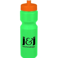 Sport Bottle with Push Pull Lid - 28 oz - Colors