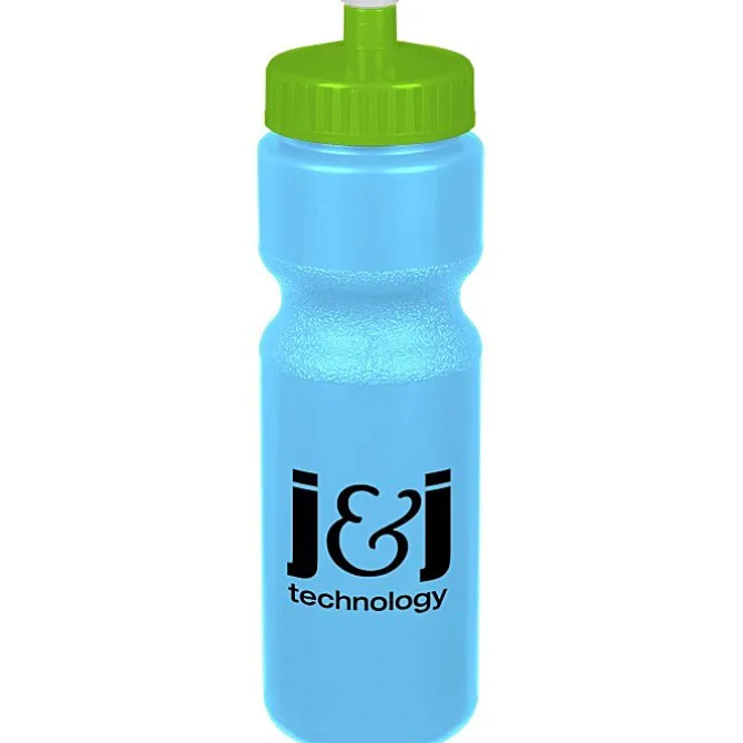 Sport Bottle with Push Pull Lid - 28 oz - Colors