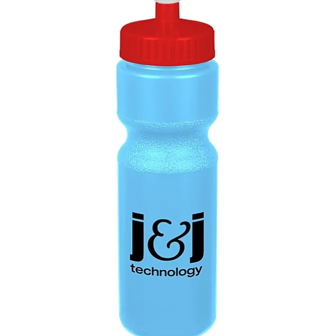 Sport Bottle with Push Pull Lid - 28 oz - Colors