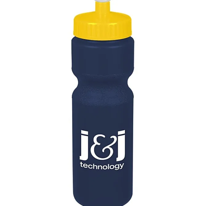 Sport Bottle with Push Pull Lid - 28 oz - Colors