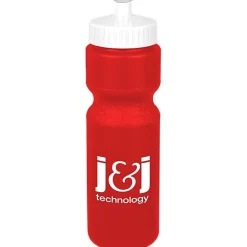 Sport Bottle with Push Pull Lid - 28 oz - Colors