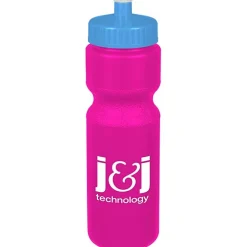 Sport Bottle with Push Pull Lid - 28 oz - Colors
